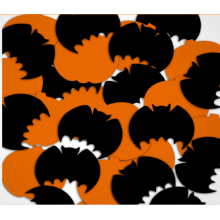 Halloween Pumpkin and Bat Mylar Confetti for Celebration